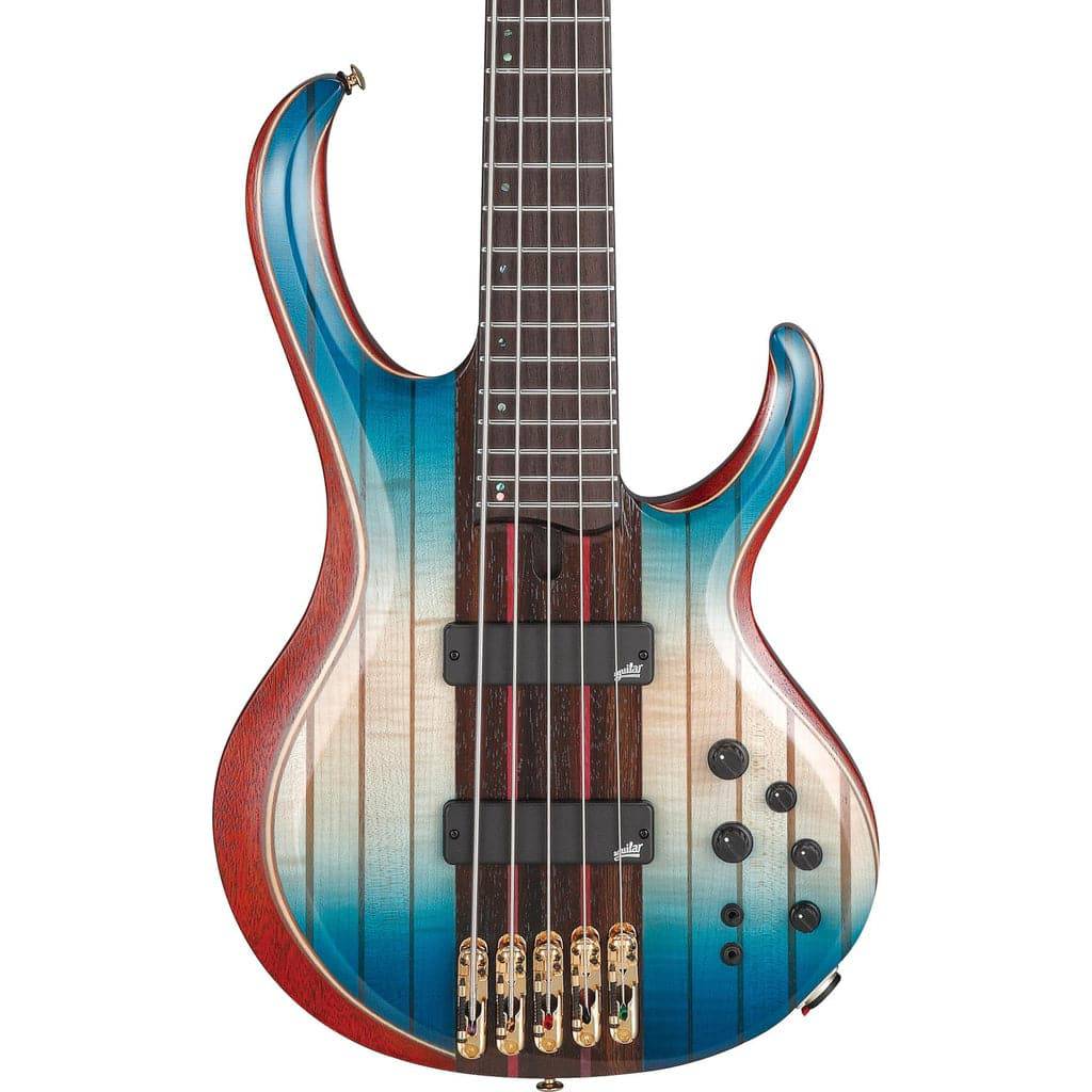 Ibanez Premium BTB1935 5-string Bass Guitar - Caribbean Islet Low Gloss