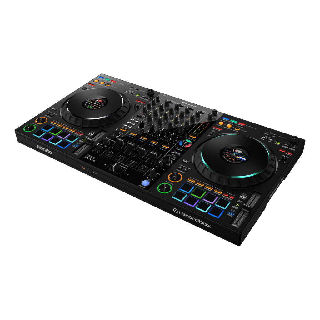 Pioneer DJ DDJ-FLX10 4-deck Rekordbox and Serato DJ Controller - Black - Irvine Art And Music
