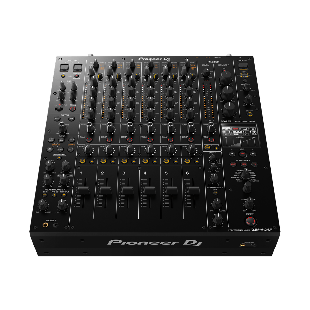 Pioneer DJ DJM-V10-LF Long Fader 6-channel DJ Mixer