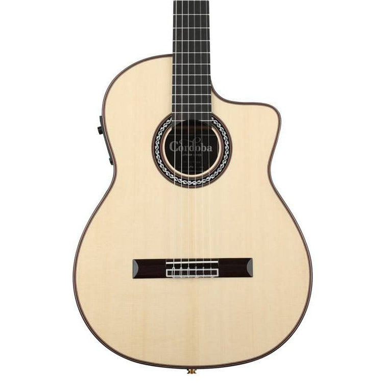 Cordoba GK Pro Negra Nylon String Acoustic-Electric Classical Guitar - Spruce