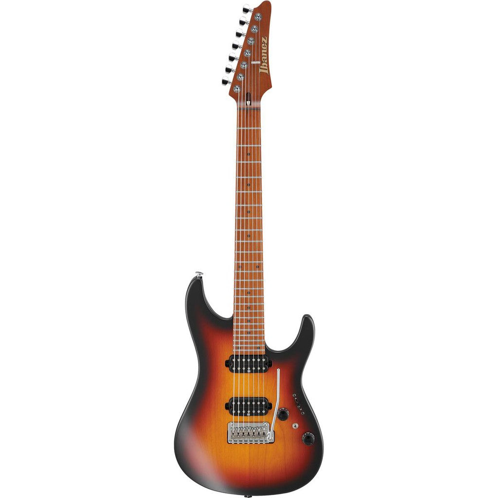 Ibanez Prestige AZ24047 7-string Electric Guitar - Tri Fade Burst Flat