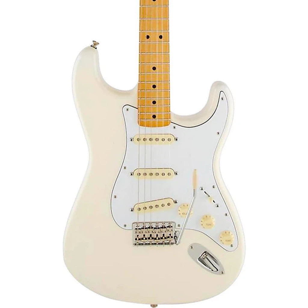 Fender Jimi Hendrix Stratocaster Electric Guitar - Olympic White with Maple Fingerboard
