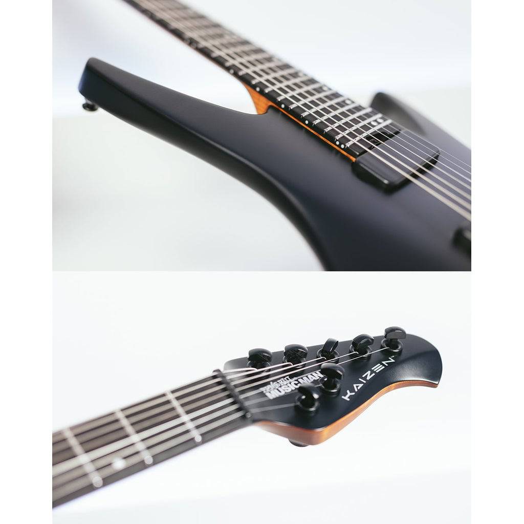 Ernie Ball Music Man Kaizen 7-string Tosin Abasi signature Electric Guitar - Apollo Black