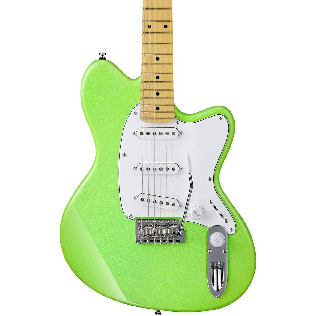Ibanez Yvette Young Signature YY10 Electric Guitar - Slime Green Sparkle