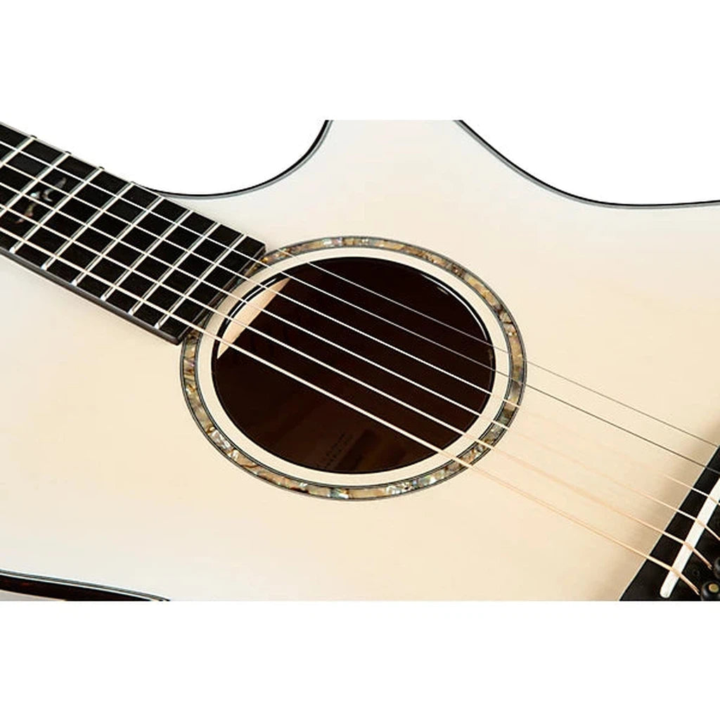 Taylor 614ce LTD 50th Anniversary Acoustic-electric Guitar - Trans White with Edgeburst