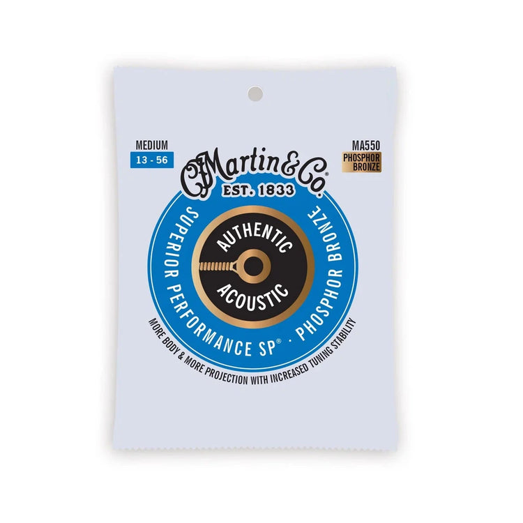 Martin Authentic Acoustic Superior Performance Phosphor Bronze Guitar Strings