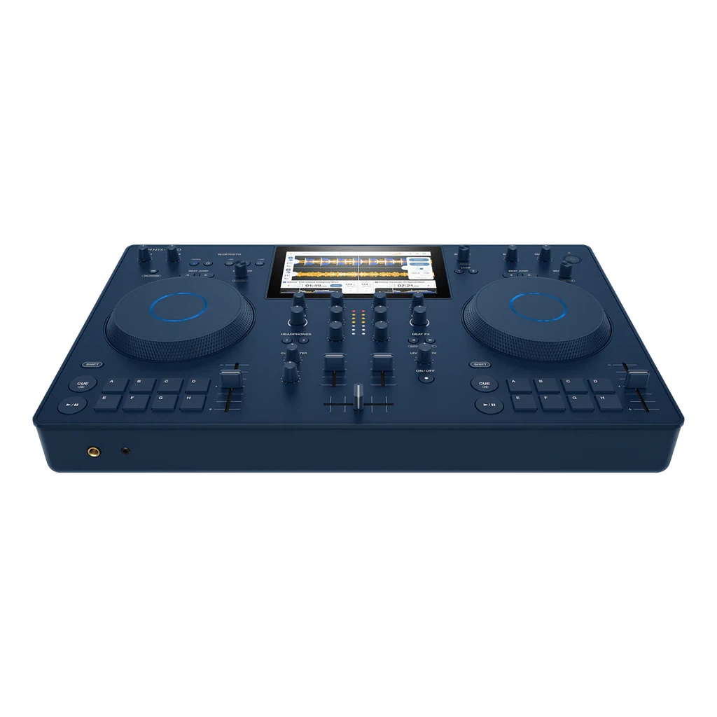 AlphaTheta Omnis Duo 2-deck Portable Battery-Powered All-in-One DJ System with Bluetooth