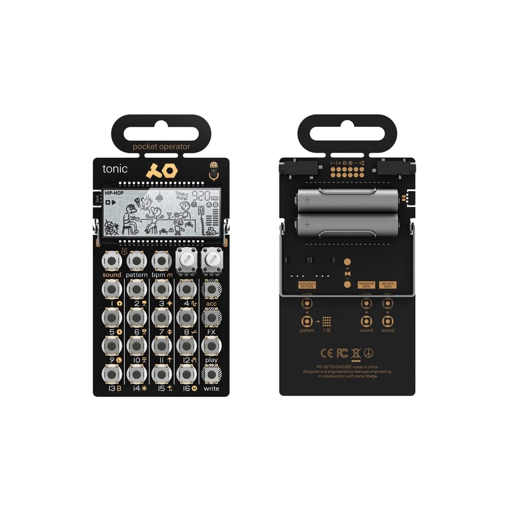 Teenage Engineering PO-32 Pocket Operator Tonic Drum Synthesizer