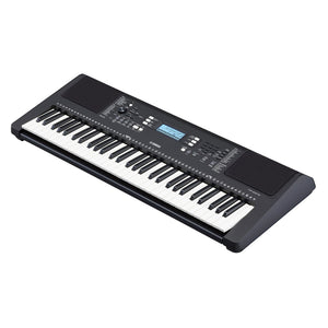 Yamaha PSR-E373 61-Key Portable Keyboard With PA130 Power Adapter