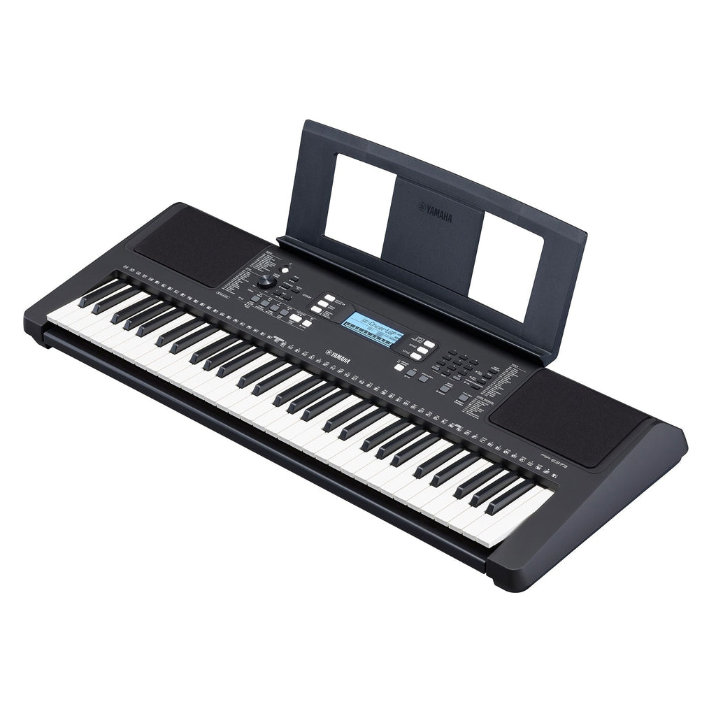 Yamaha PSR-E373 61-Key Portable Keyboard With PA130 Power Adapter