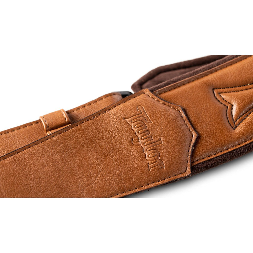 Taylor Vegan Leather 2.75-inch Guitar Strap - Tan (with Stitching)