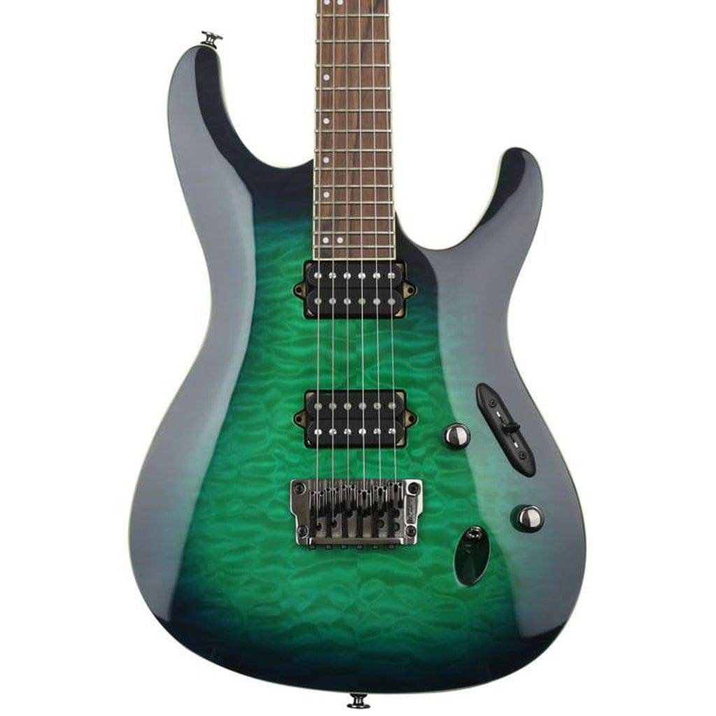 Ibanez Prestige S6521Q Electric Guitar - Surreal Blue Burst - Irvine Art And Music