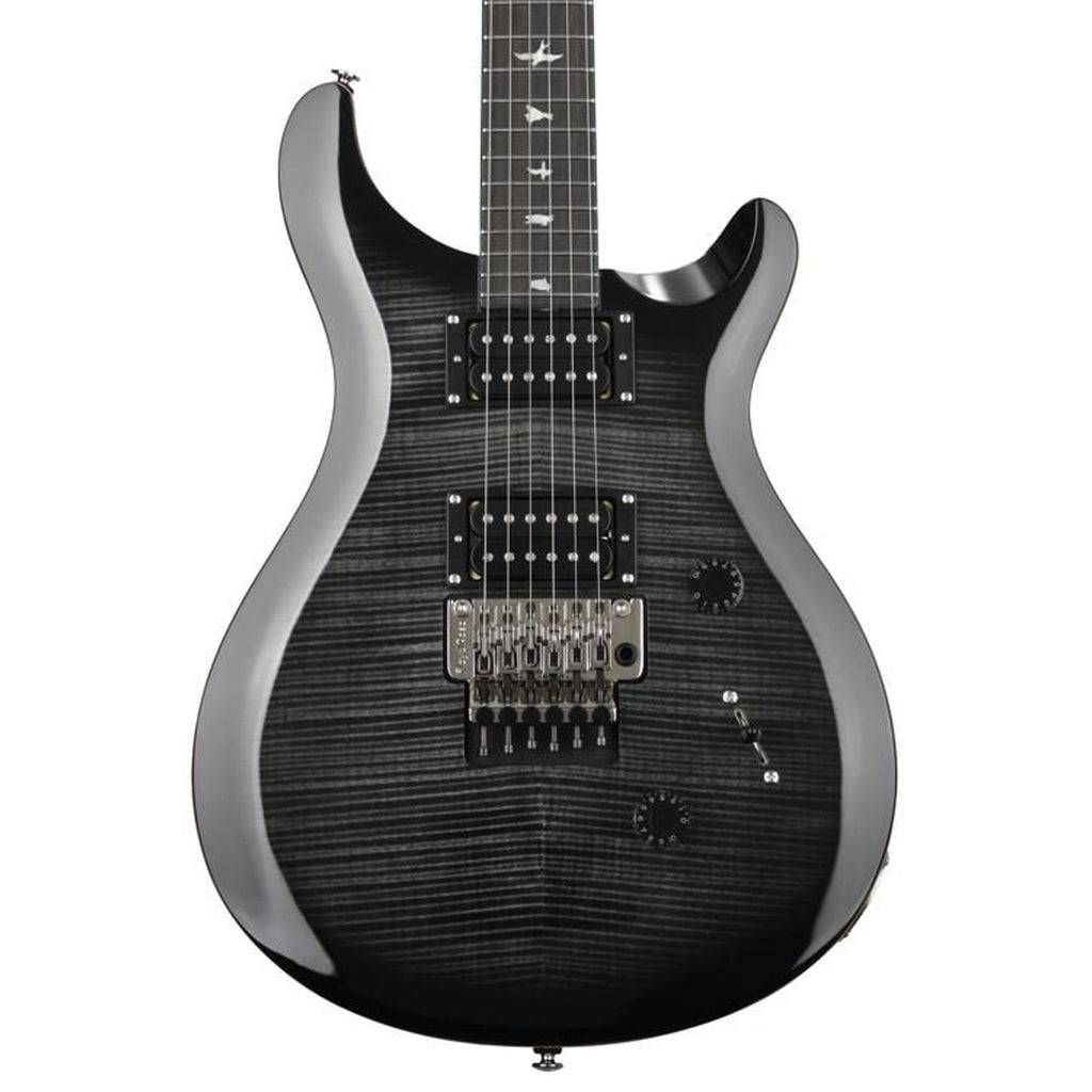 PRS SE Custom 24 Floyd Electric Guitar - Charcoal Burst - Irvine Art And Music