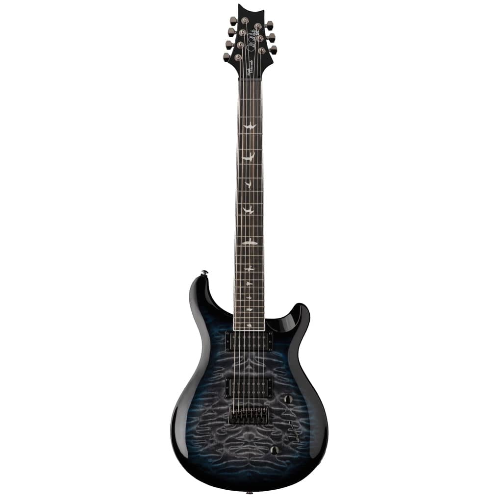 PRS SE Mark Holcomb SVN Signature 7-string Electric Guitar - Holcomb Blue Burst - Irvine Art And Music