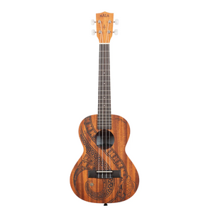 Kala Voyage Collection Guidance Ukulele - Natural with Maori Design