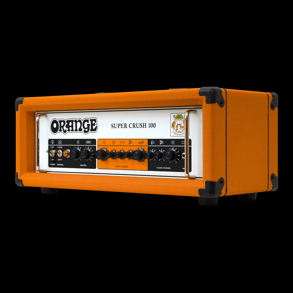Orange Super Crush 100 - 100-watt Solid-state Guitar Amp Head - Orange - Irvine Art And Music