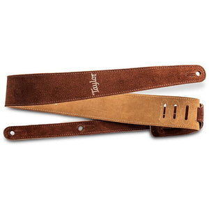 Taylor Embroidered Suede 2.5" Guitar Strap