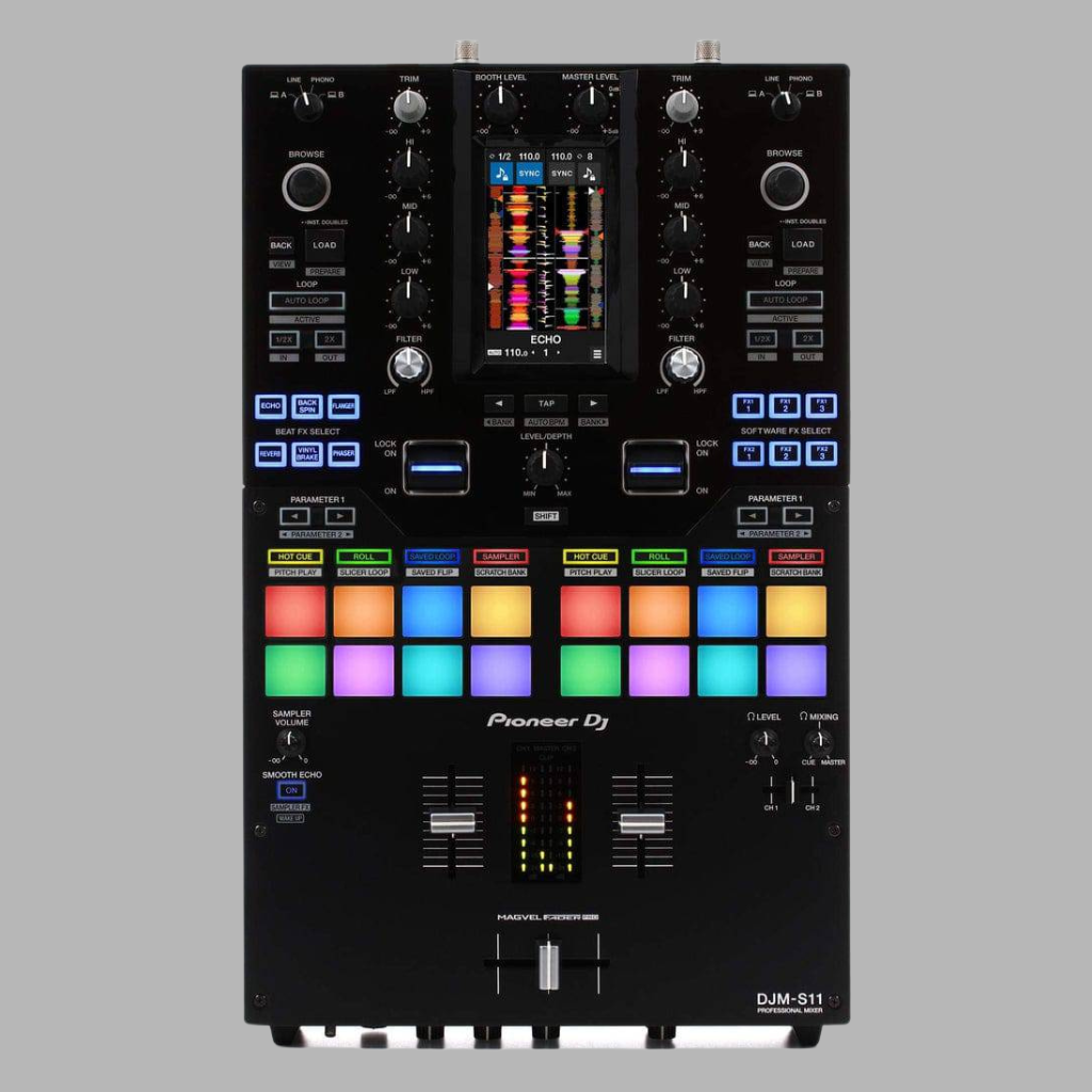 Pioneer DJ DJM-S11 2-channel DJ Mixer for Serato DJ