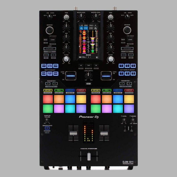 Pioneer DJ DJM-S11 2-channel DJ Mixer for Serato DJ