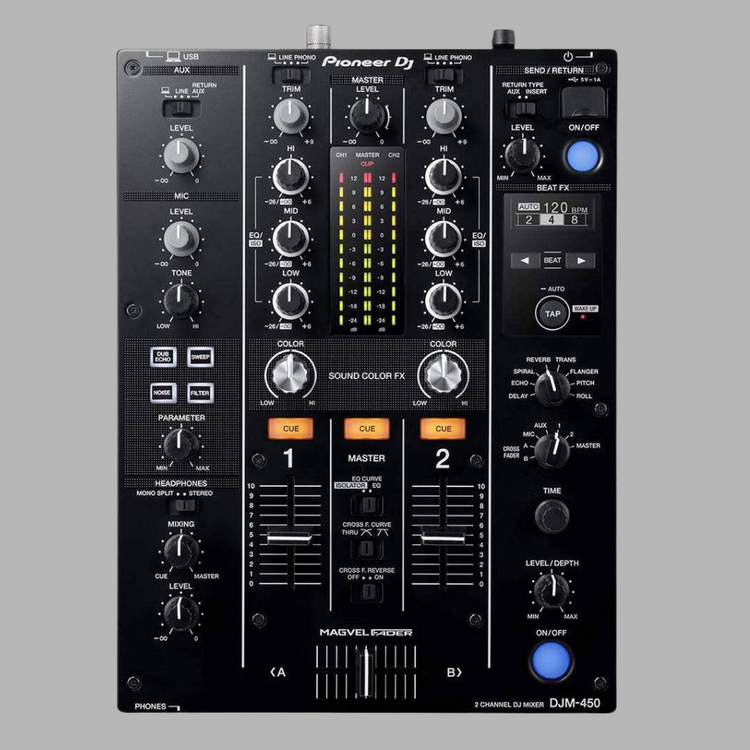 Pioneer DJ DJM-450 2-channel DJ Mixer