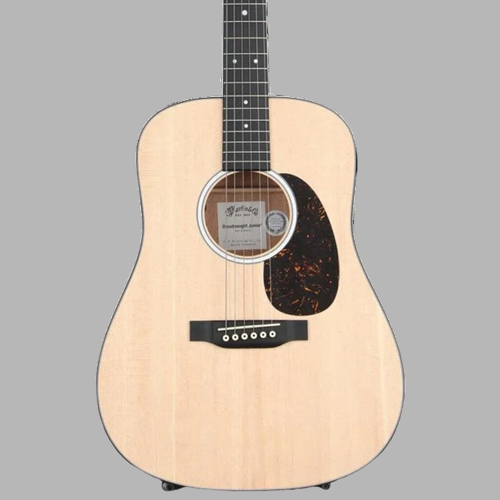 Martin D Jr-10E Acoustic-Electric Guitar - Natural Spruce