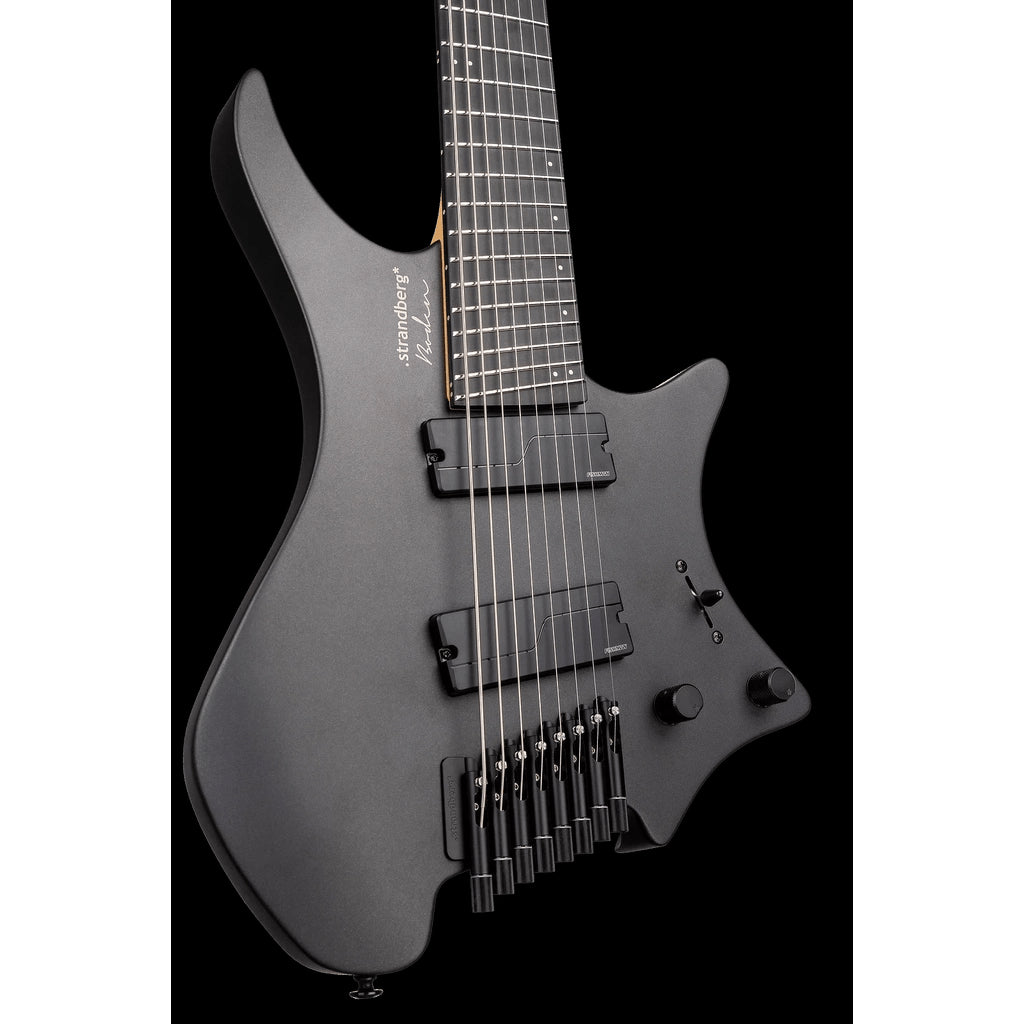 Strandberg Boden Metal NX 8 Electric Guitar - Black Granite - Irvine Art And Music