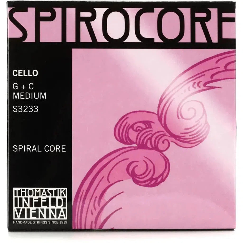 Thomastik-Infeld Spirocore Cello String Set (Tungsten G & C)