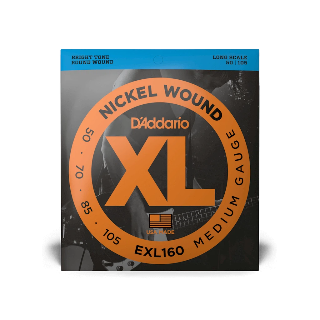 D'Addario XL Nickel Wound Bass Guitar Strings