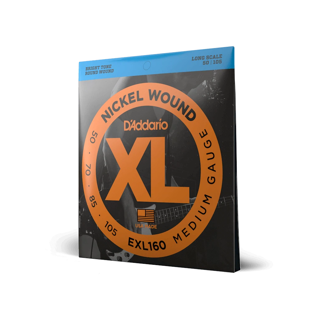 D'Addario XL Nickel Wound Bass Guitar Strings