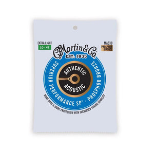 Martin Authentic Acoustic Superior Performance Phosphor Bronze Guitar Strings