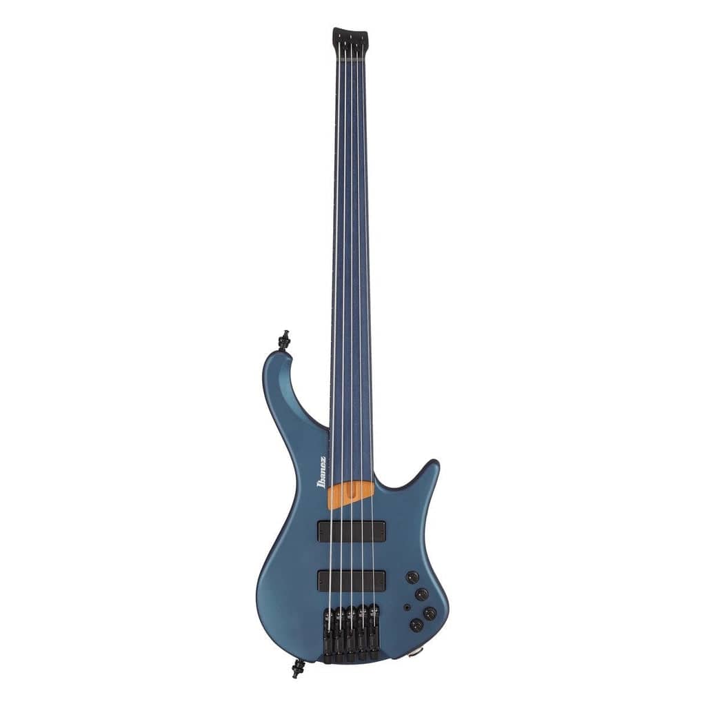 Ibanez Standard EHB1005F Fretless 5-string Bass Guitar - Arctic Ocean Matte - Irvine Art And Music