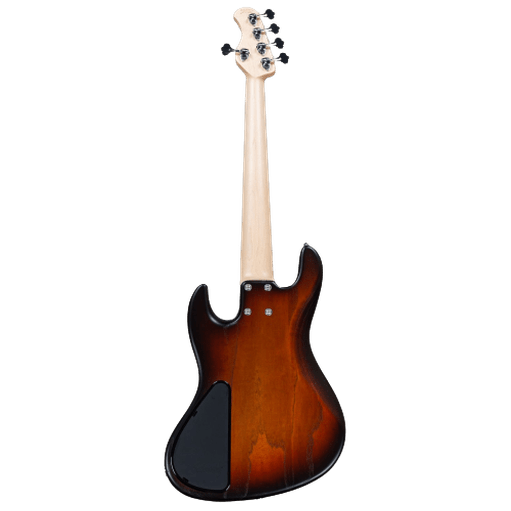 Sadowsky MetroLine 21-Fret Vintage J/J Swamp Ash Body 5-String Bass Guitar - Almond Sunburst Transparent Satin - Irvine Art And Music