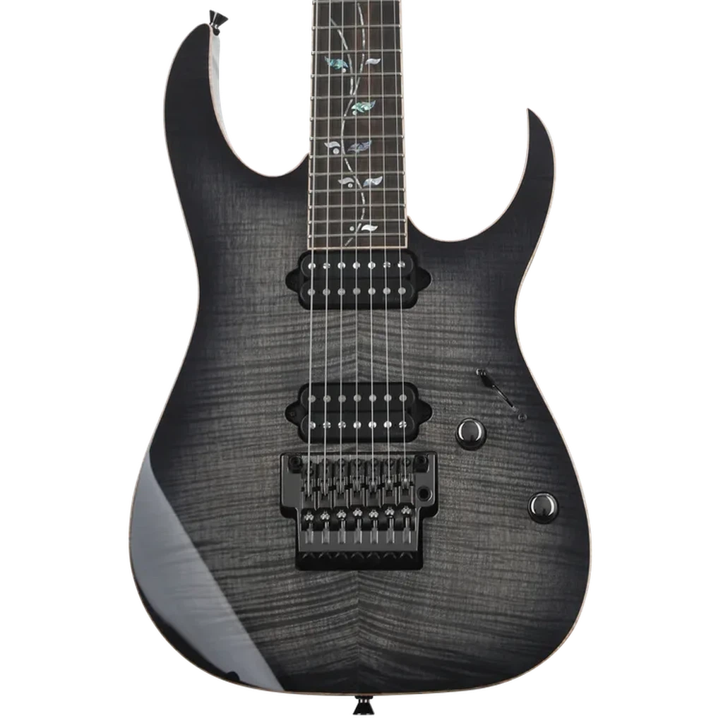 Ibanez J Custom RG8527 7-string Electric Guitar - Black Rutile