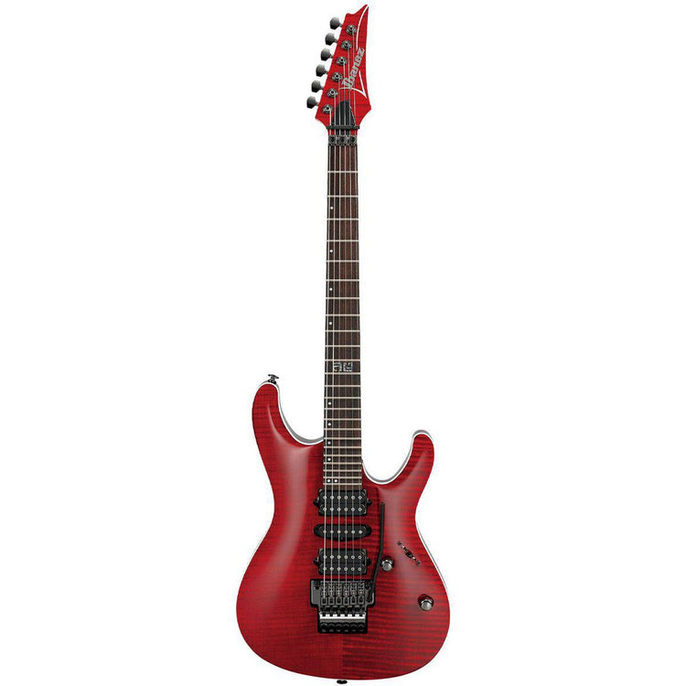 Ibanez KIKO100TRR Kiko Loureiro Signature Electric Guitar - Transparent Ruby Red