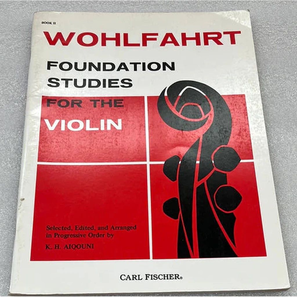 WOHLFAHRT - FOUNDATION FOR VIOLIN (BOOK) violin