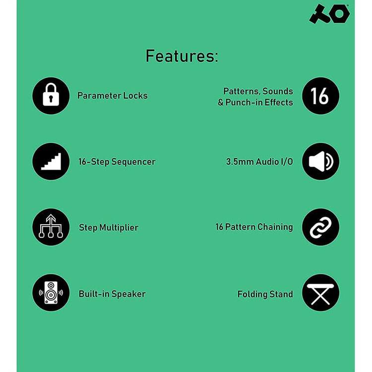 Teenage Engineering PO-12 Pocket Operator Rhythm Drum Machine