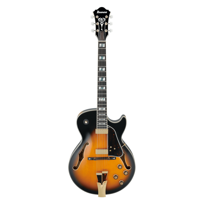 Ibanez George Benson Signature GB10SE Hollowbody Electric Guitar - Brown Sunburst - Irvine Art And Music