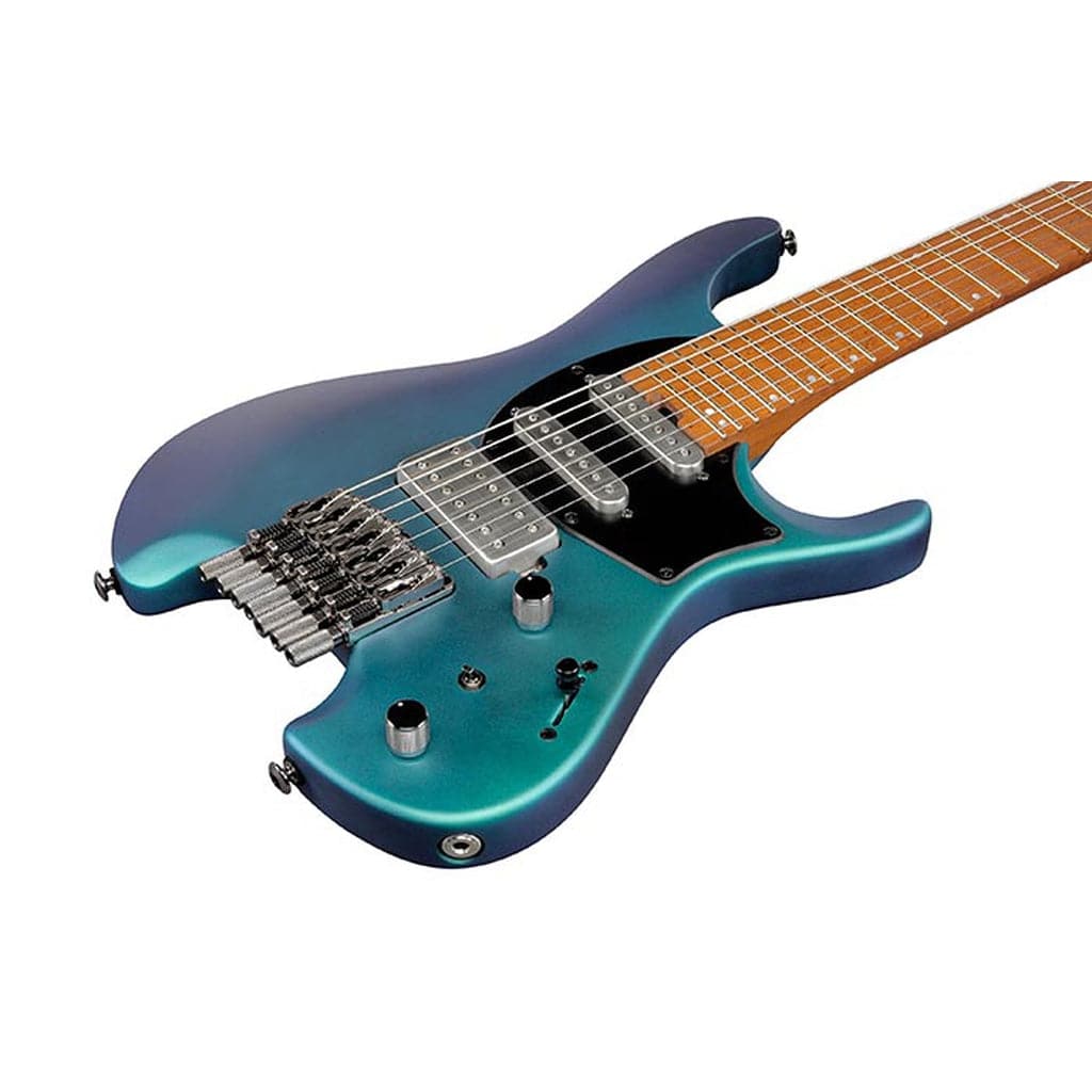 Ibanez Q547 7-string Electric Guitar - Blue Chameleon Metallic Matte