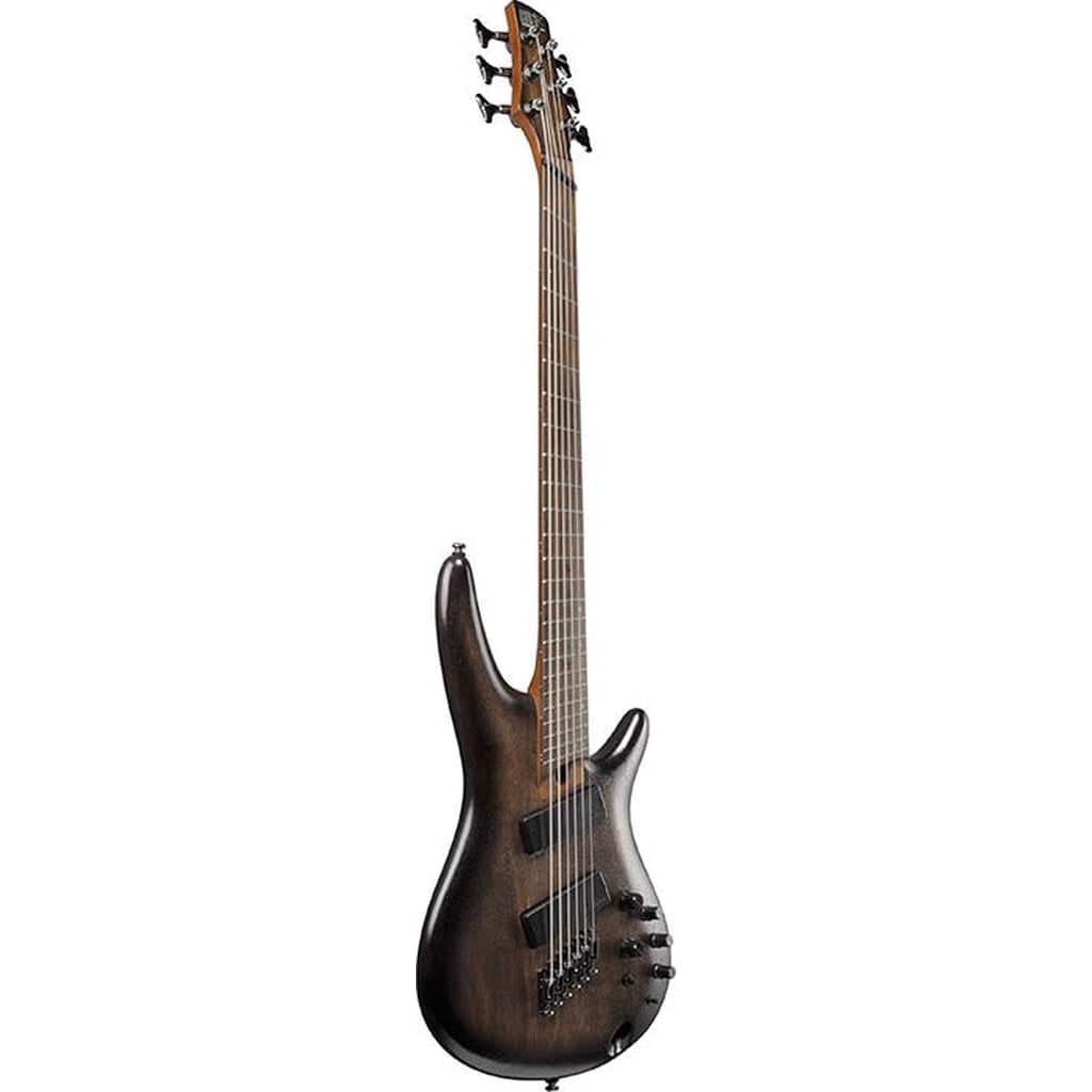 Ibanez Bass Workshop SRC6MS 6-string Multi-Scale Bass Guitar - Black Stained Burst Low Gloss - Irvine Art And Music