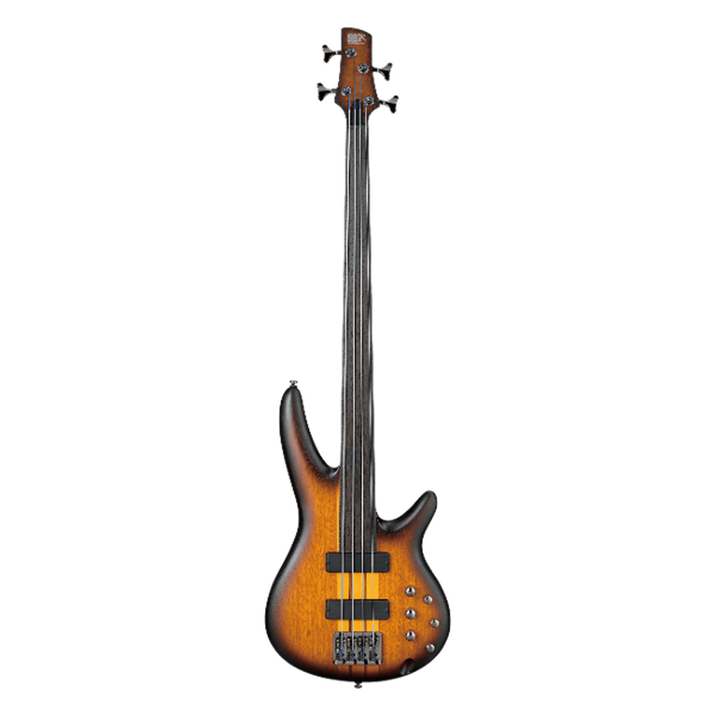 Ibanez Bass Workshop SRF700 Fretless Bass Guitar - Brown Burst Flat - Irvine Art And Music