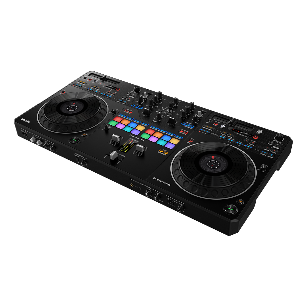 Pioneer DJ DDJ-REV5 4-deck Serato DJ Pro and Rekordbox DJ Controller