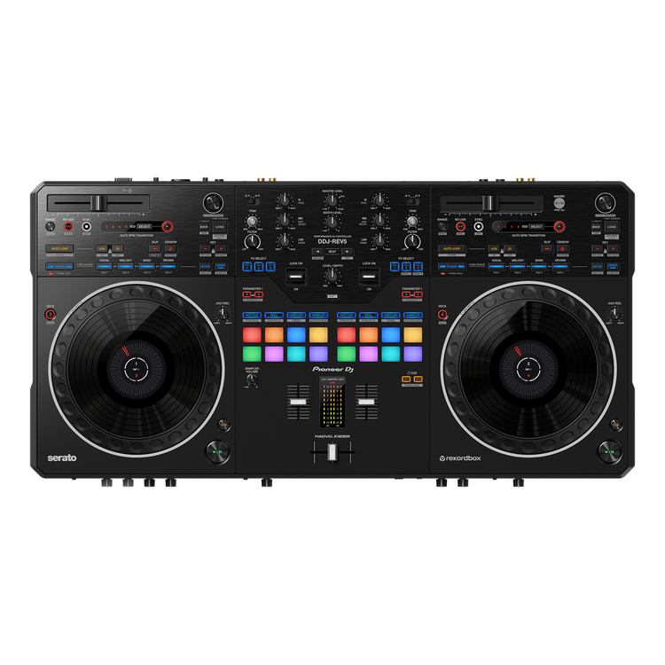 Pioneer DJ DDJ-REV5 4-deck Serato DJ Pro and Rekordbox DJ Controller