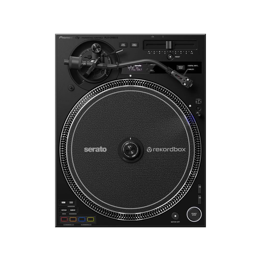 Pioneer DJ PLX-CRSS12 Professional Digital/Analog Turntable - Black