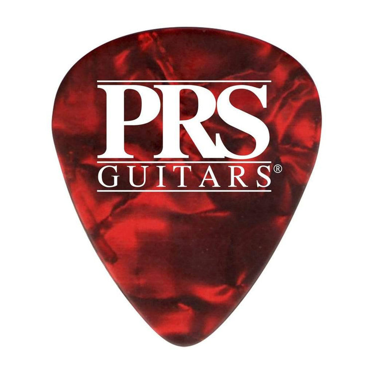 PRS Red Tortoise Celluloid Guitar Picks - Medium 12-Pack