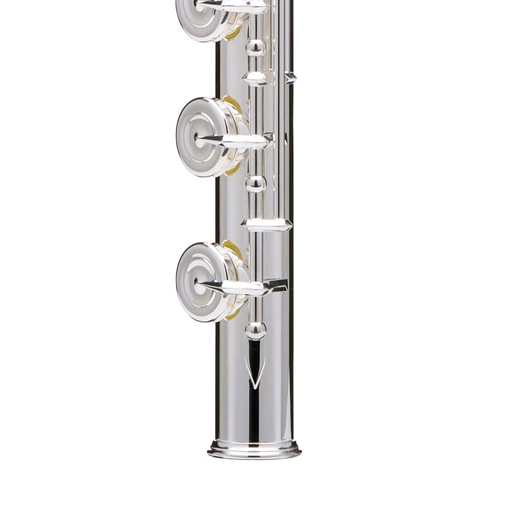 Powell Sonaré 705K Series Flute B-Foot with Aurumite 9K Lip Plate, Offset G Key & C# Trill Key
