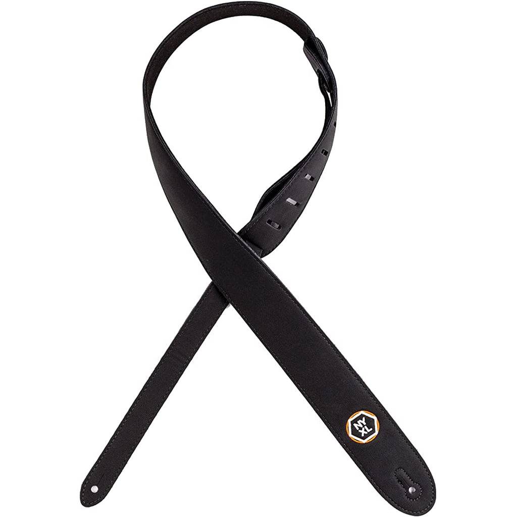 Planet Waves D'Addario NYXL Eco-Leather Guitar Strap black - Irvine Art And Music