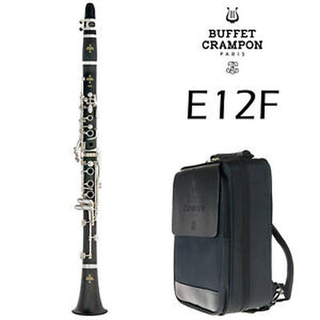 Buffet Crampon E-12F Intermediate Bb Wood Clarinet with Silver-plated Keys