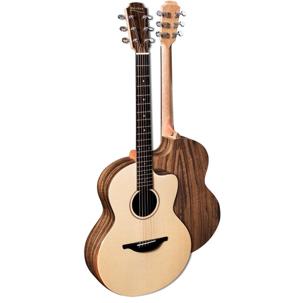 Sheeran by Lowden S04 Acoustic Guitar Cutaway with Figured Walnut Body & Sitka Spruce Top - Irvine Art And Music