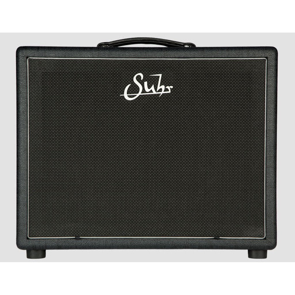 Suhr 1X12 Warehouse Veteran 30 Guitar Speaker Cabinet - Black and Silver