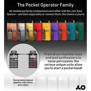 Teenage Engineering PO-12 Pocket Operator Rhythm Drum Machine